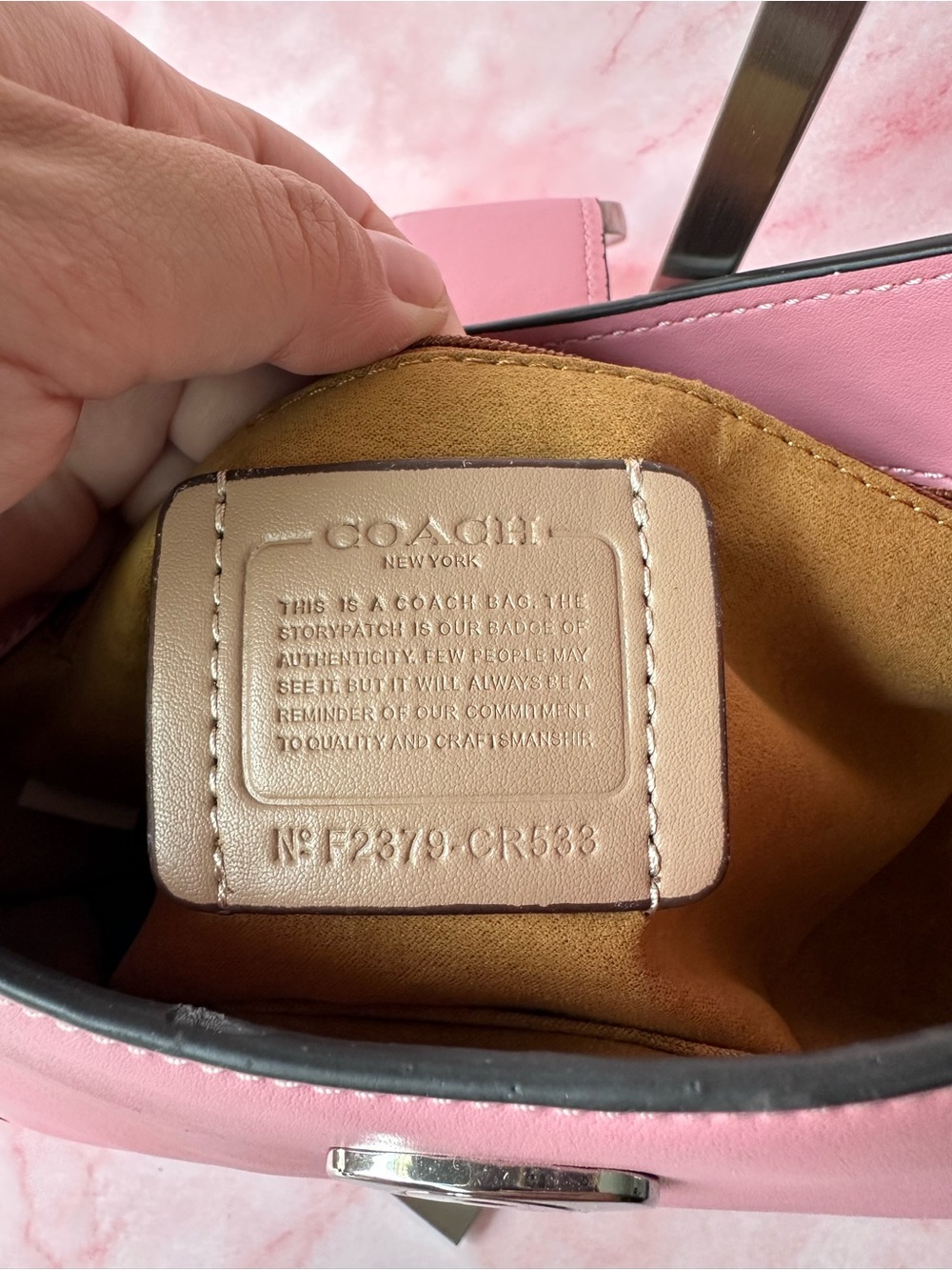 Summer Coach Eliza Pink Shoulder Bag Turnlock Y2K Baguette Purse - Picture 8 of 14